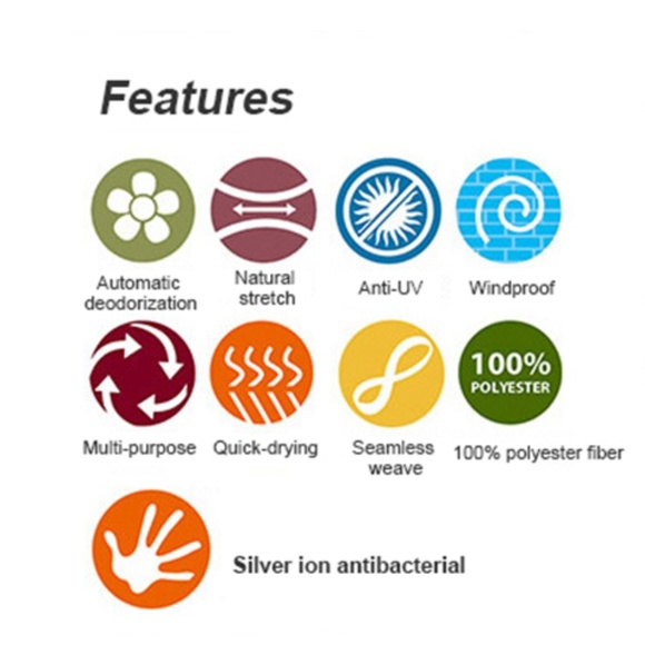 3D UV Chimp UV Neck Gaiter for Sun Wind Dust - Picture 4 of 5